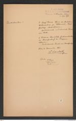 k.k. naturhistorisches Hofmuseum, Intendanzakten 1885-1896 (Hauer), Aktenzahl Z.696/1892, Seite 1